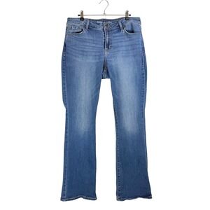 Old Navy Kicker Boot Cut Mid Rise Blue Jeans Womens Size 14